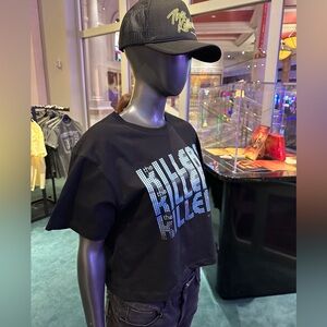 The Killers 20 Years of Hot Fuss Women’s Crop Concert Tee Shirt - official merch